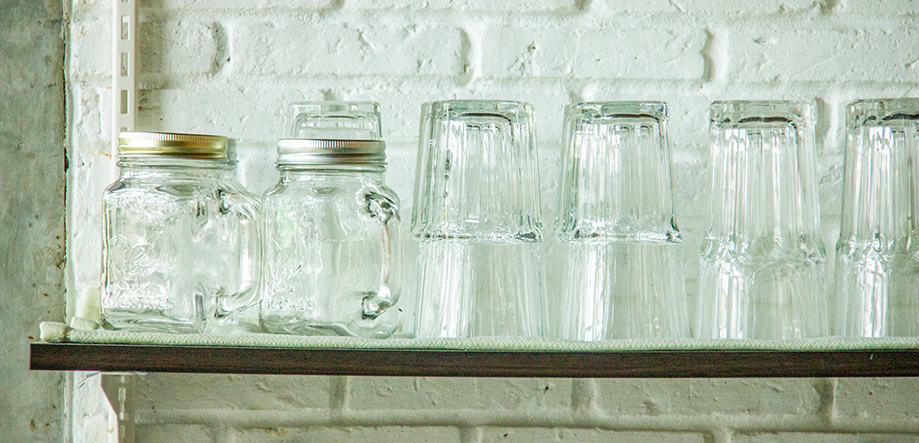 Home Glass for Custom Glass Shelves Holding Cups